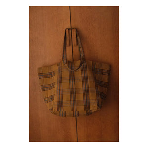Rose in April - Bolso tote Elisa Tartán | Marrón