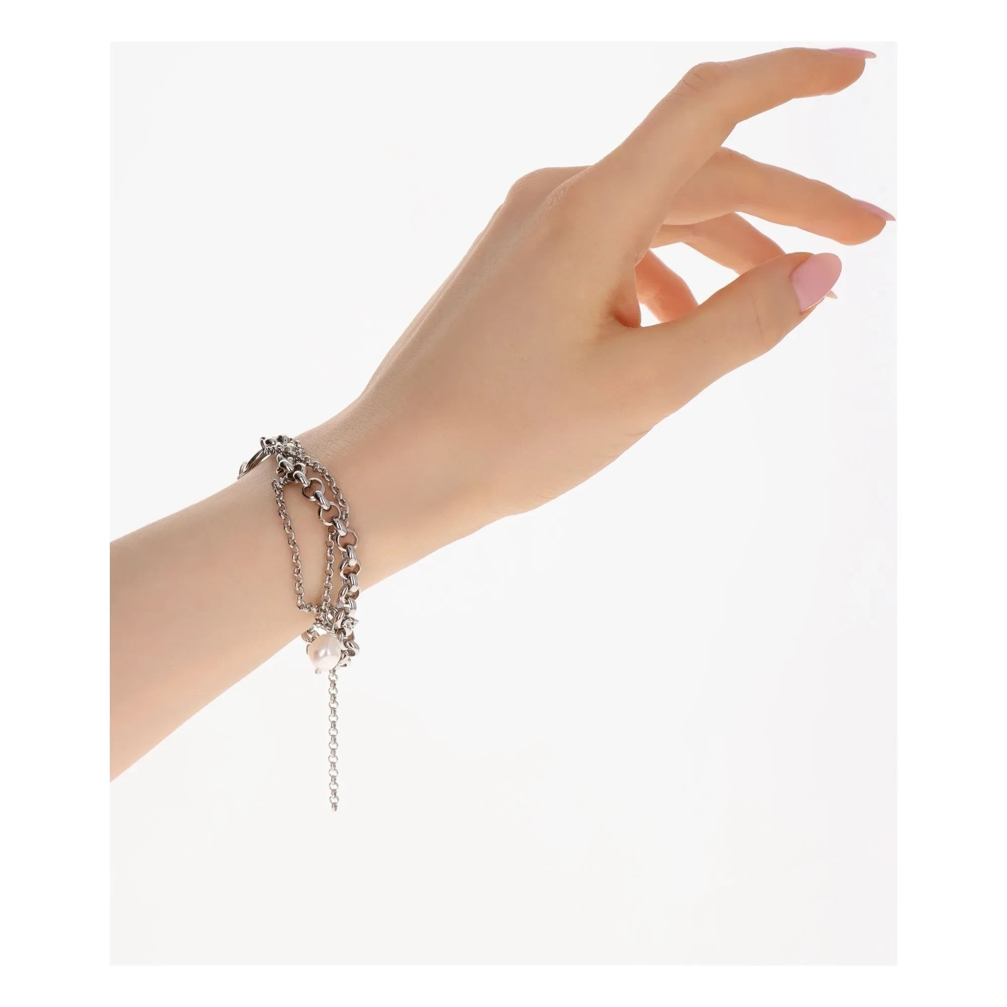 Justine Clenquet - Pulsera Richie | Plateada