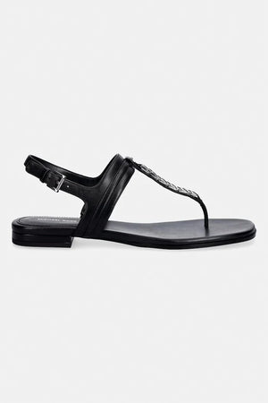 Sandalia plana de cuero para mujer Michael Michael Kors Marcia Thong
