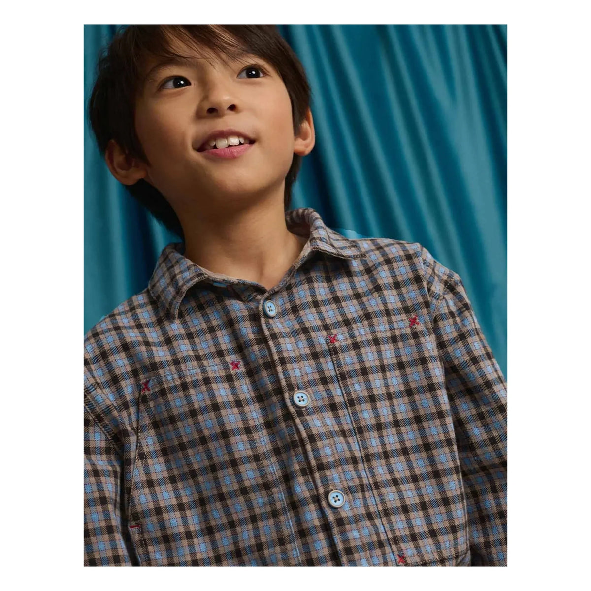 Gingersnaps - Camisa de Cuadros Zeno | Marrón