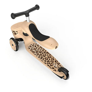 Scoot & Ride - Patinete 2 en 1 Leopardo