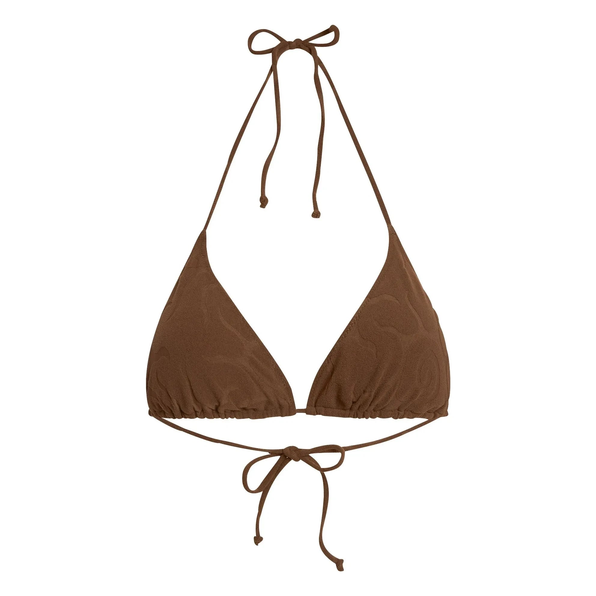 OAS - Top de bikini texturizado Sunero Calia | Marrón