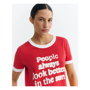Thinking Mu - People Zowie Camiseta Algodón orgánico | Rojo