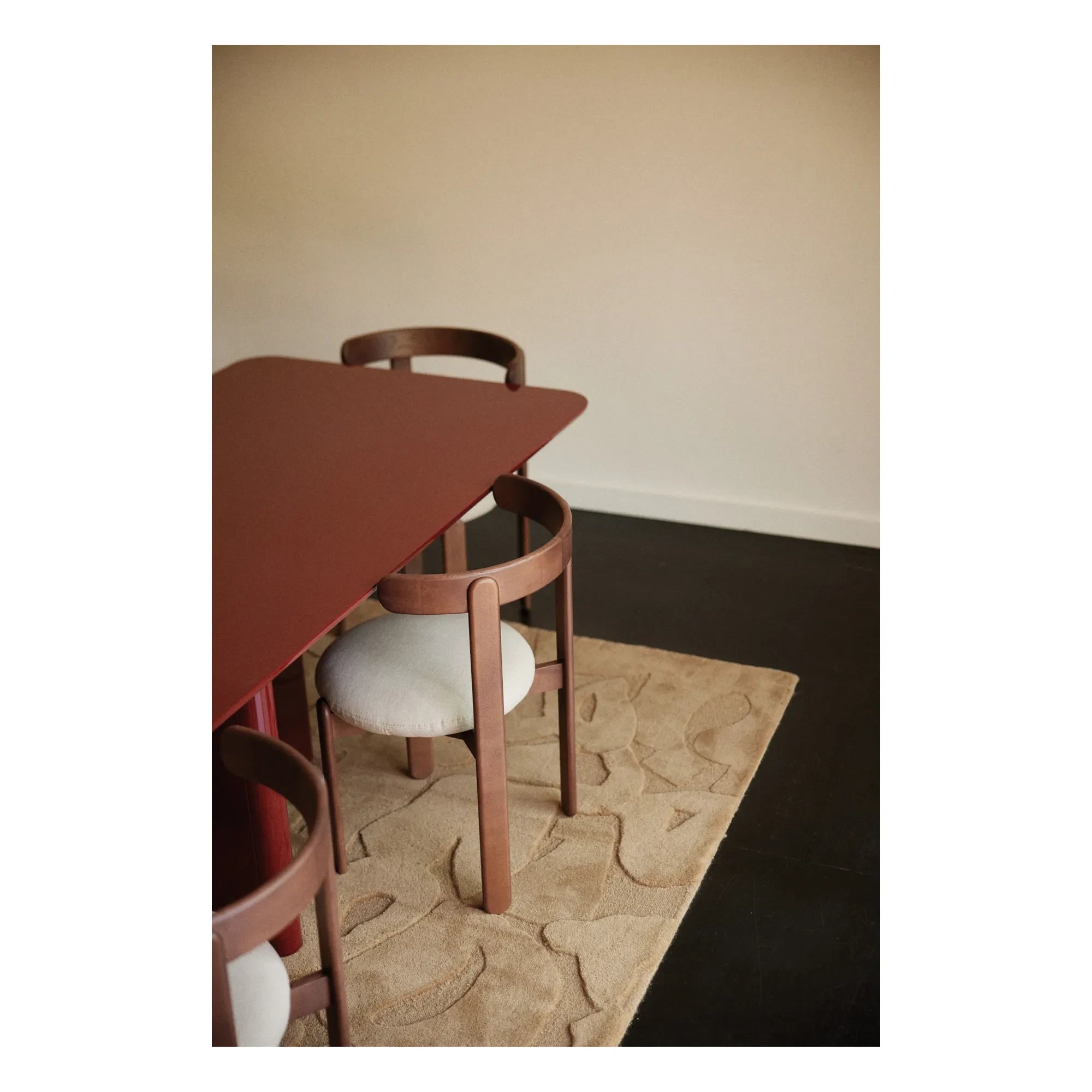 Gabrielle Paris - Silla de madera de lila, asiento de lino | Crudo