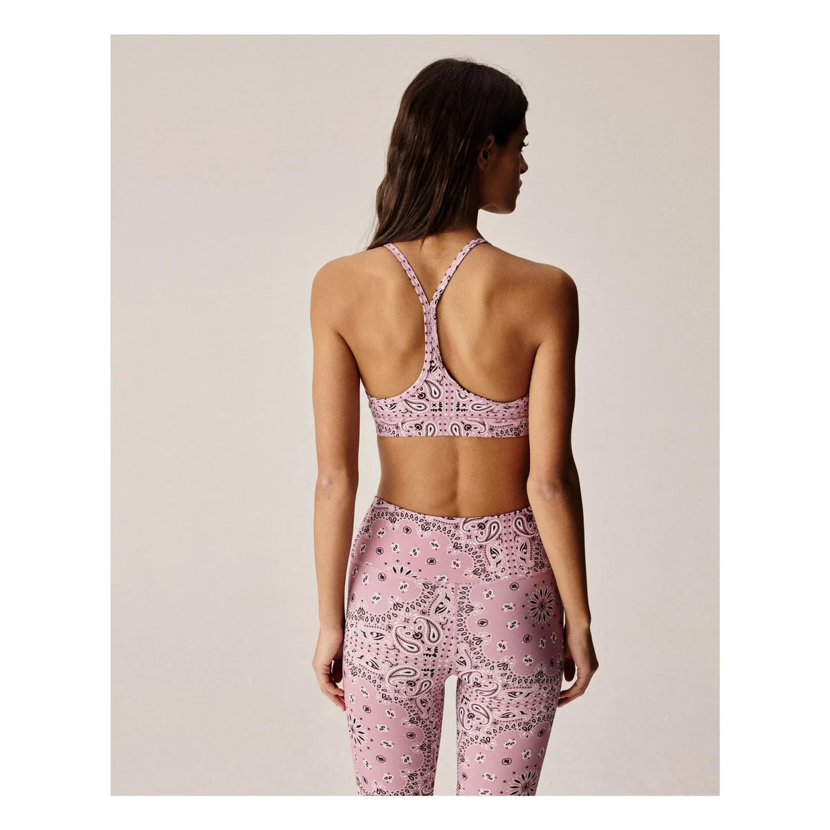 Arizona Love - Sujetador estilo bandana para yoga | Rosa empolvado
