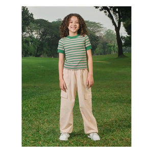 Gingersnaps - Pantalones Hannah con pliegues | Crudo