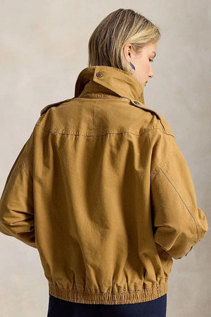 Chaqueta de entretiempo de algodón para mujer Polo Ralph Lauren
