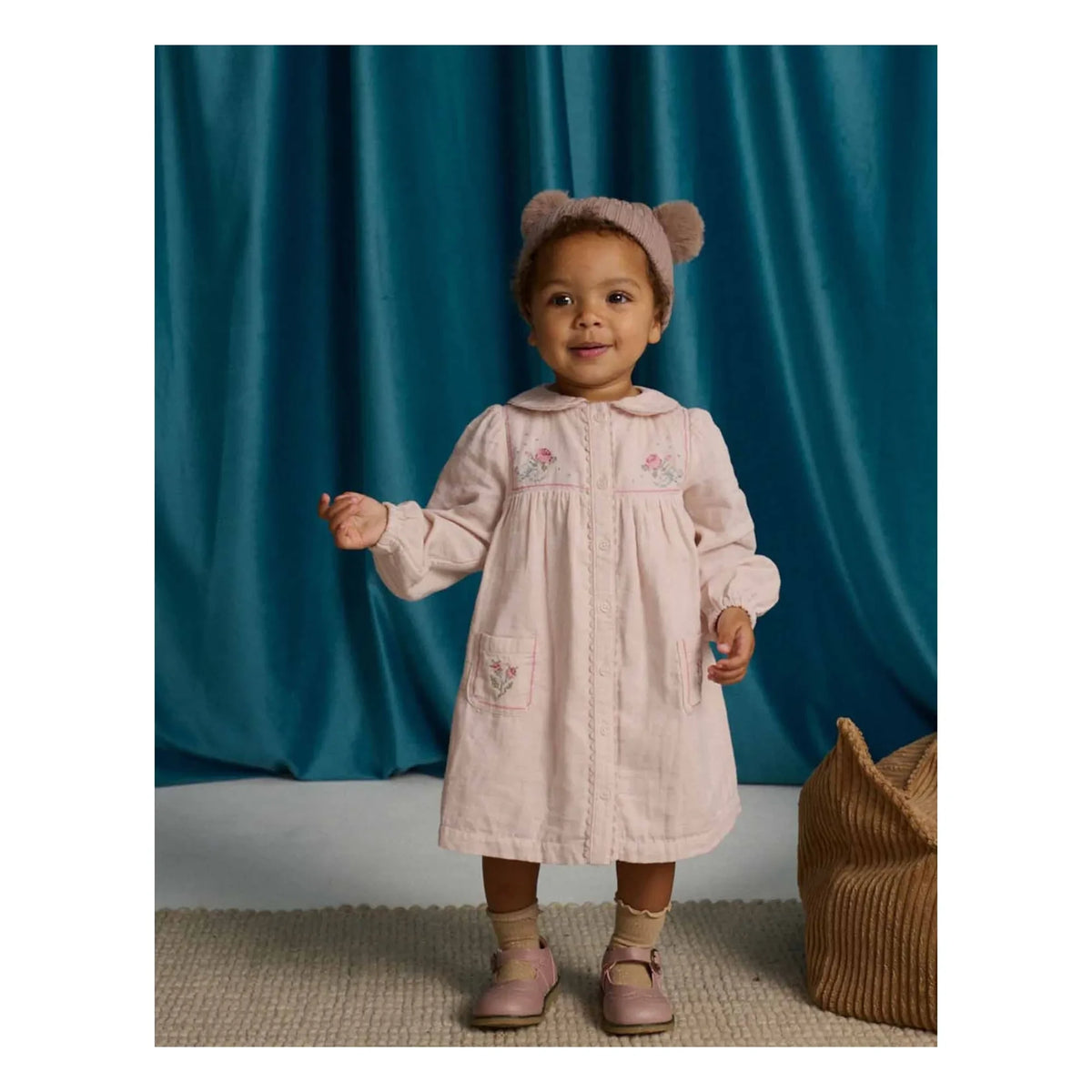 Gingersnaps - Vestido Lottie Fleurie | Rosa pálido