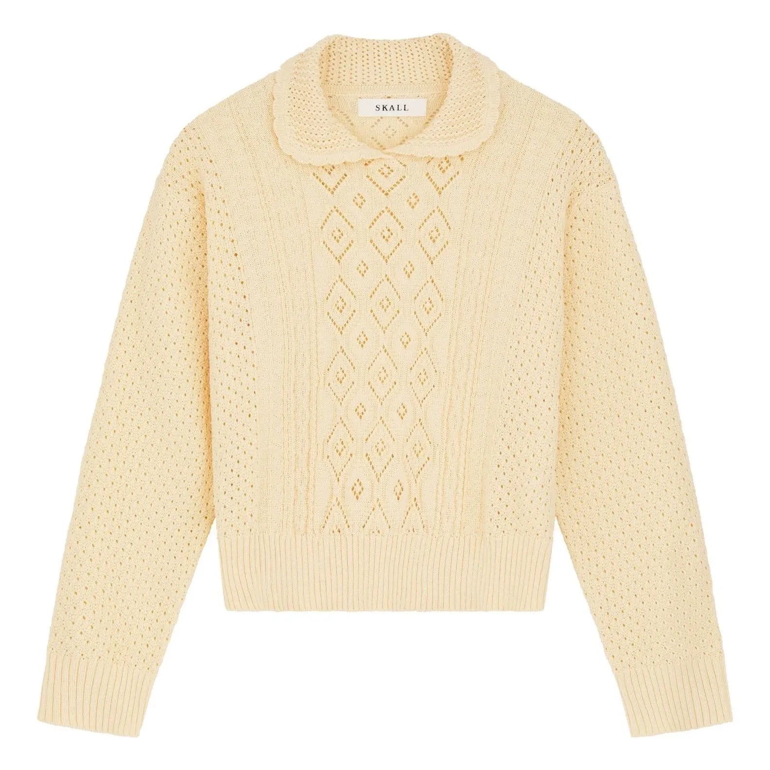Skall Studio - Jersey de algodón Alexa | Amarillo pálido