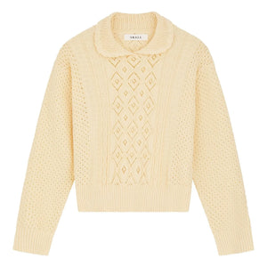 Skall Studio - Jersey de algodón Alexa | Amarillo pálido