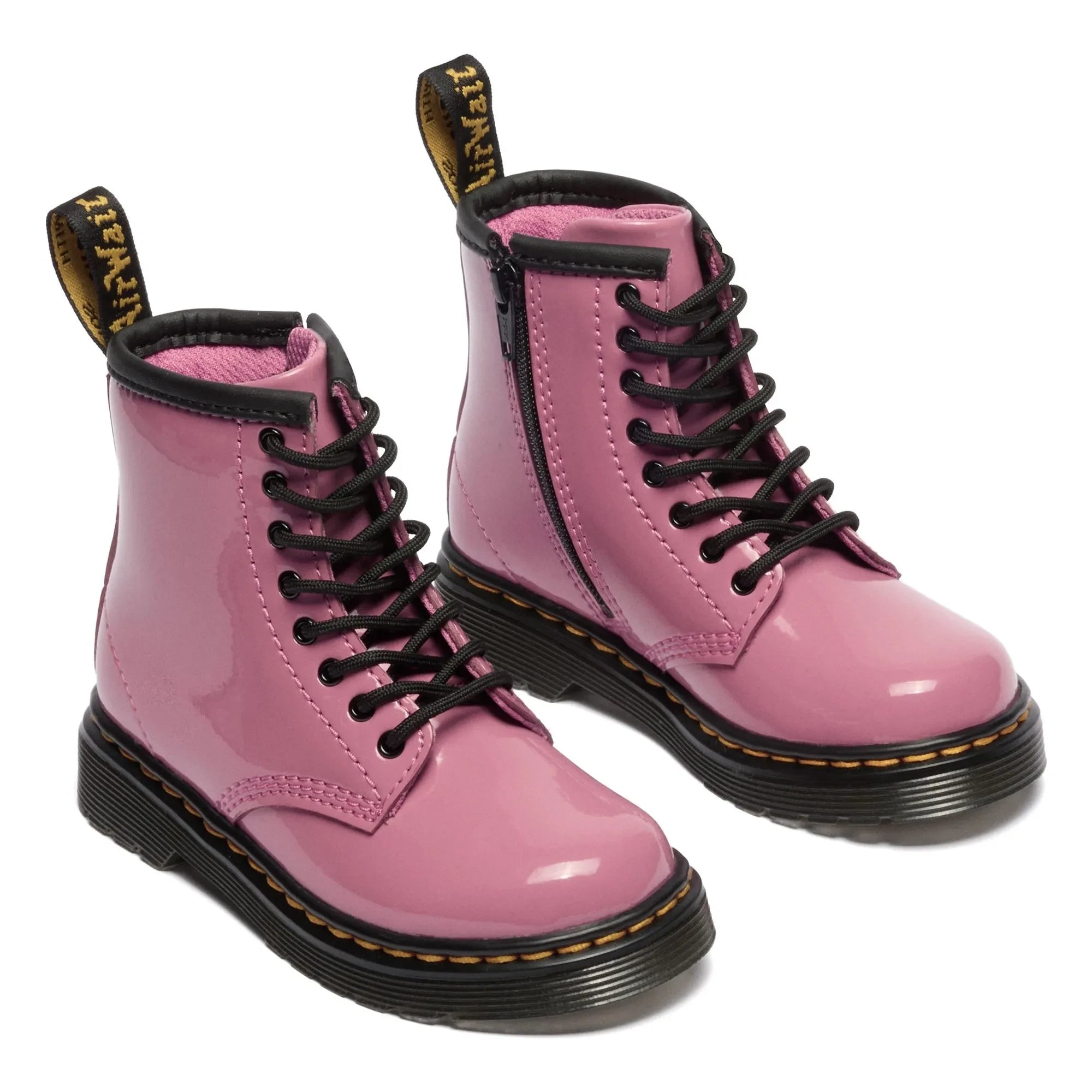 Dr Martens - 1460 J Bota con cordones y charol | Rosa