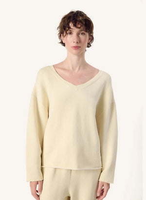 American Vintage - Nishtown Pamuk Sweatshirt | Krem