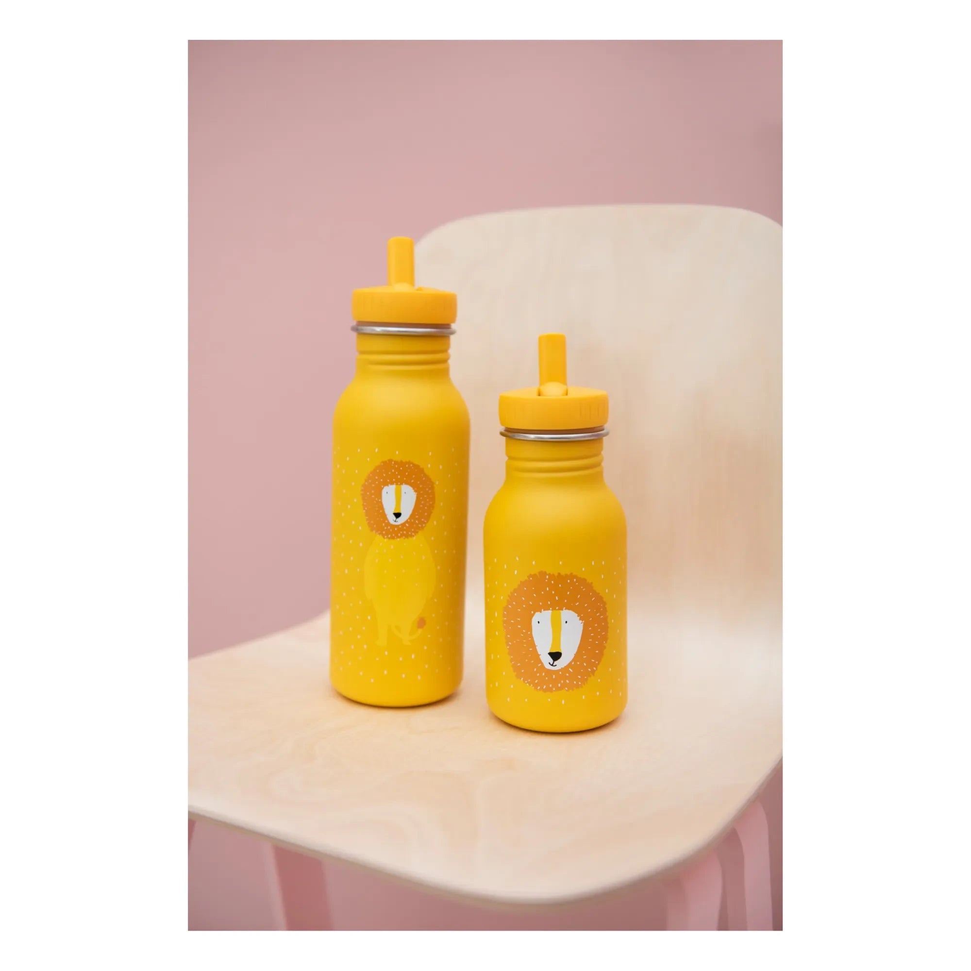 Trixie - Botella de agua Mr Lion de 350 ml | Amarillo