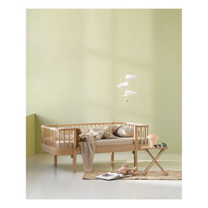 Oliver Furniture - Cama para sofá Junior, 90x160 cm | Roble