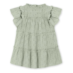 Fliink - Vestido bordado Harper | Gris claro