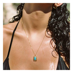 Alhaja - Collar Nefer | Turquesa