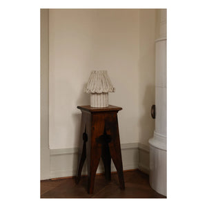 Olsson & Jensen - Lámpara de mesa de lino Shiva | Crema