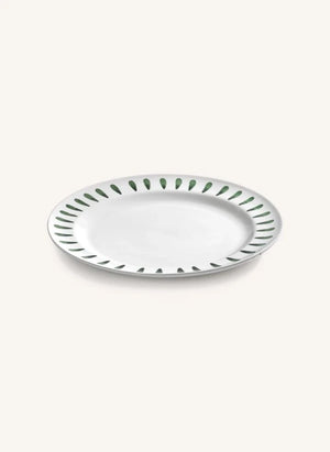 Serax - Platos Charly a Rayas - Set de 2 | Verde