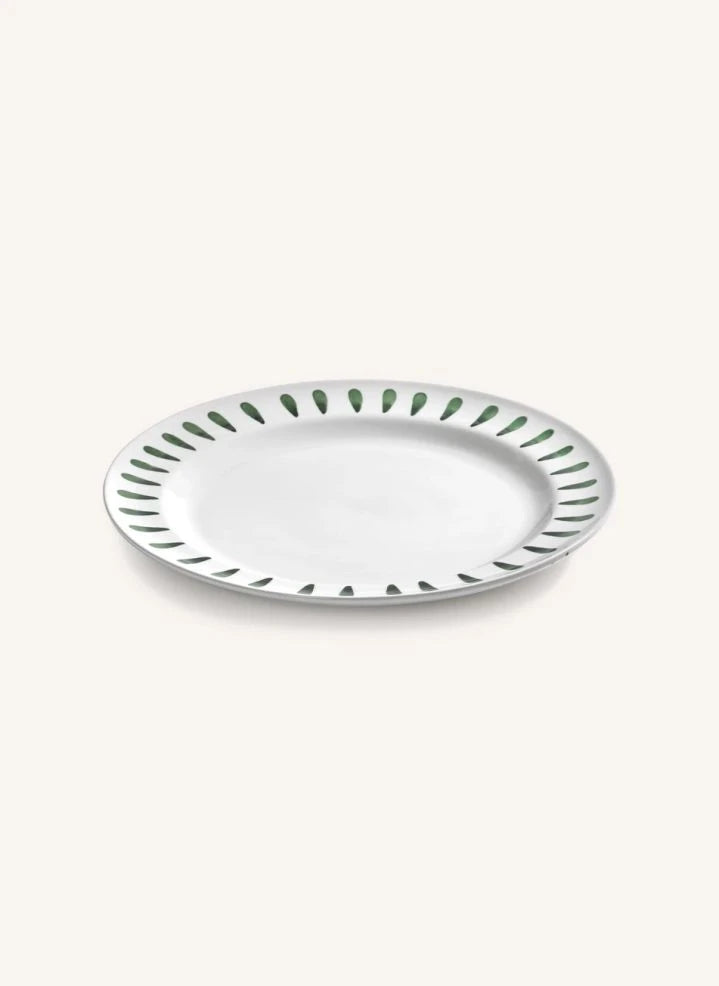 Serax - Platos Charly a Rayas - Set de 2 | Verde