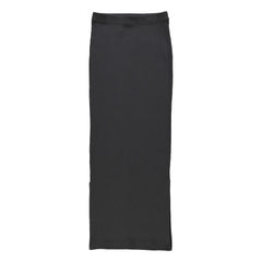 Poudre Organic - Falda Acanalada Hortensia - Colección Mujer | Negro