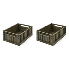 Liewood - Cajas fuertes plegables Weston - Juego de 2 | Marrón