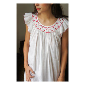 Scarlette Ateliers - Camisón bordado a mano Dona | Rojo