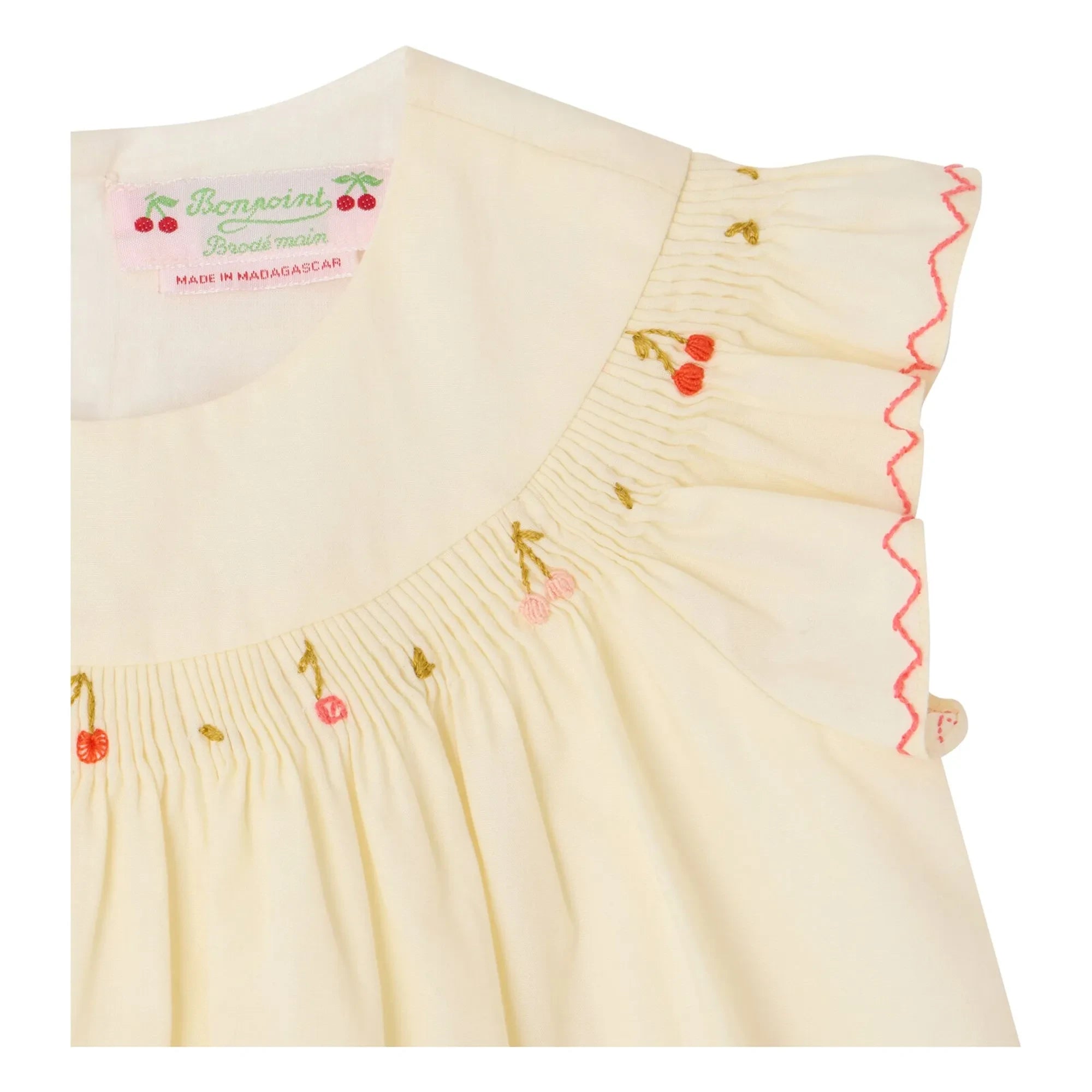 Bonpoint - Vestido Amantine de algodón orgánico | Crudo