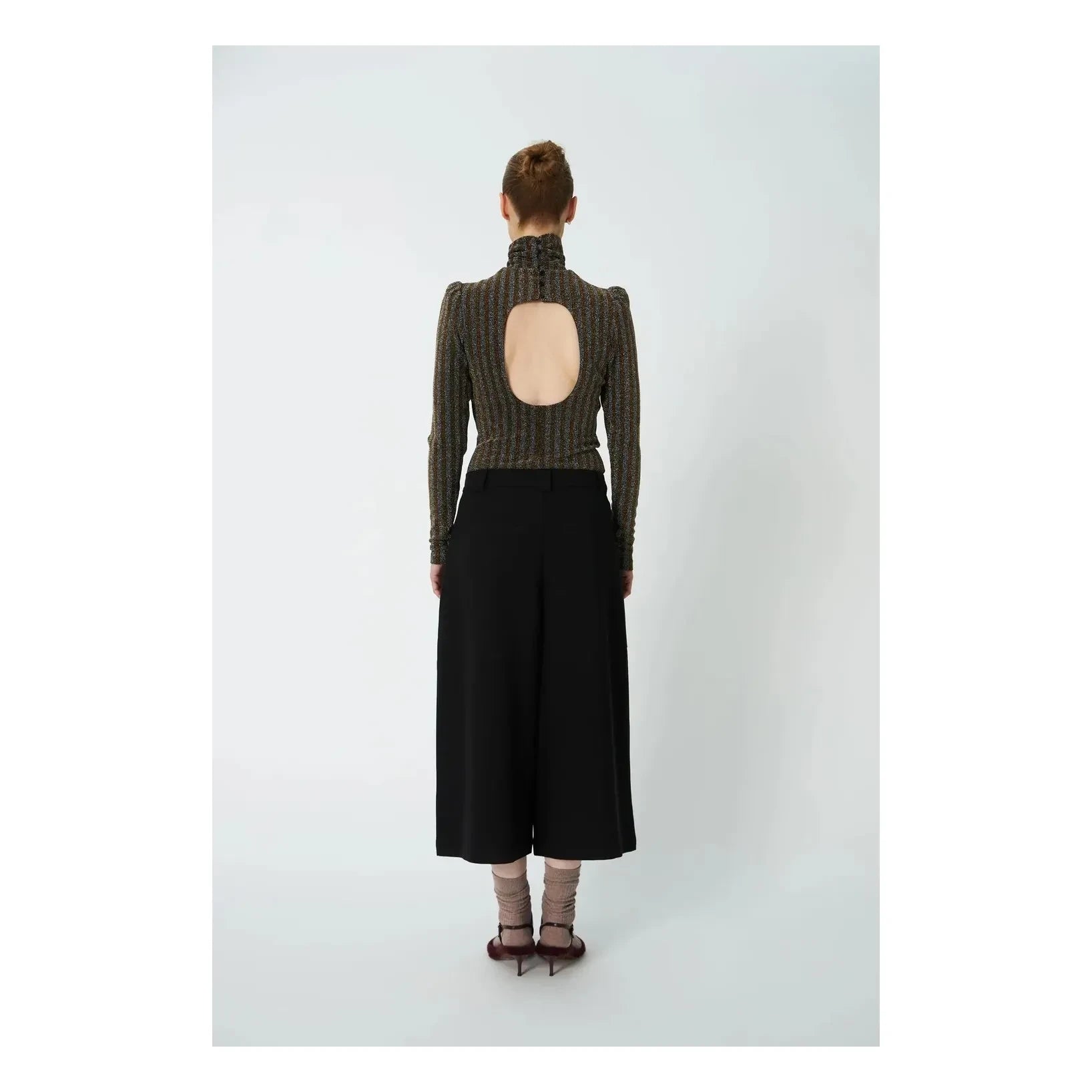 Stella Nova - Pantalones de tiro medio | Negro