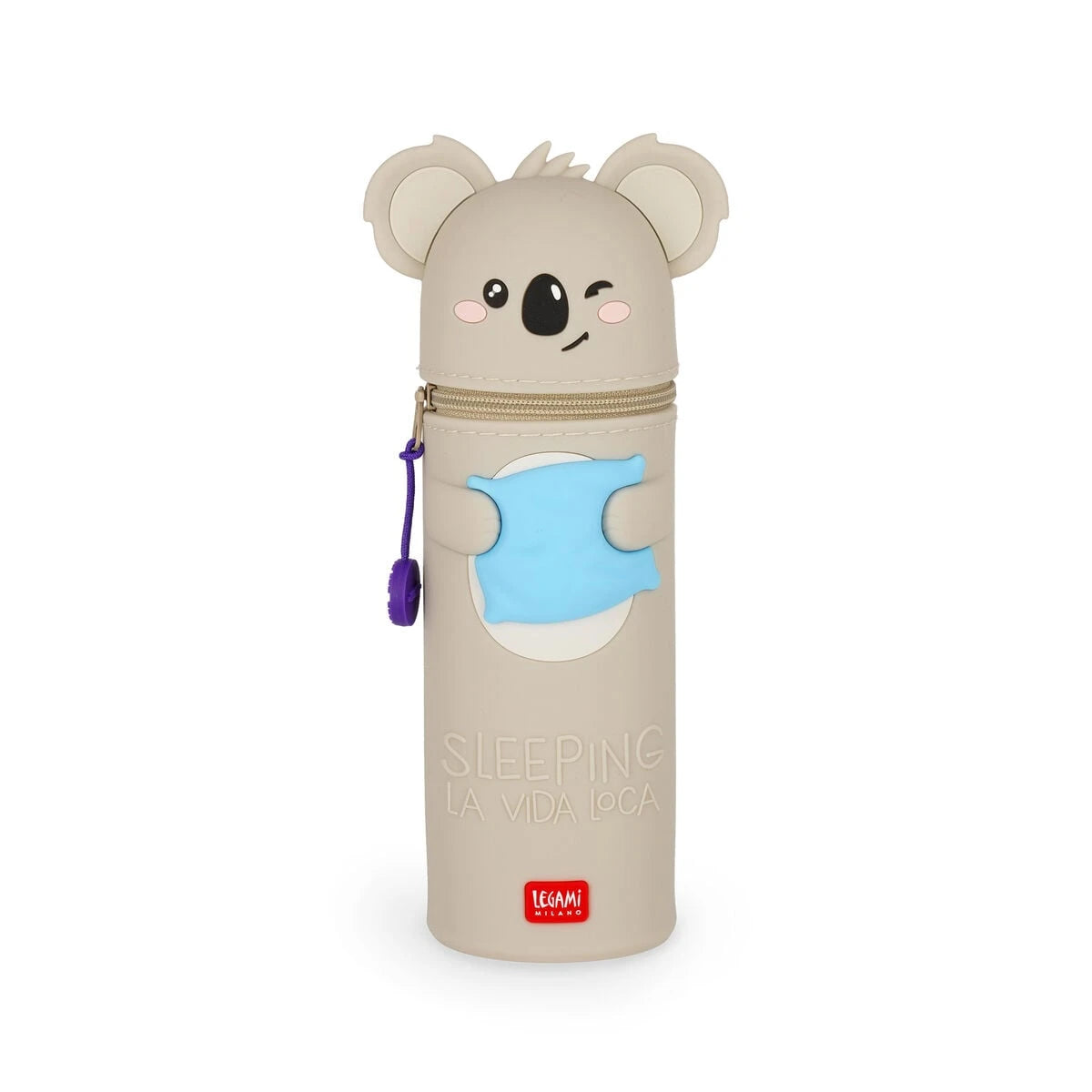 Legami - Koala "Sleeping la Vida Loca" Estuche de Silicona 2-en-1 - Kawaii