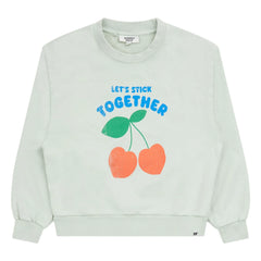 Hundred Pieces - Sudadera de algodón orgánico Alba | Verde jade