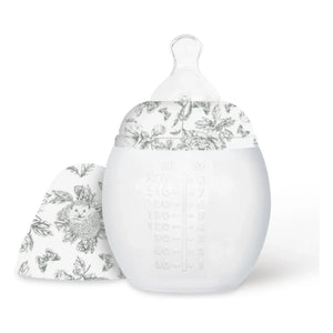 Elhée - Biberones de silicona médica Toile de Jouy y tetina fisiológica - Elhée x Tartine et Chocolat | Gris