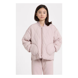Smallable Kid - Bomber acolchada de lana | Rosa pálido