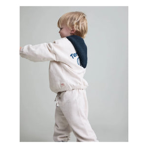 Búho - Conjunto deportivo para bebé de sudadera y pantalón de tenis | Crudo