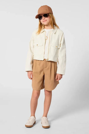 Gorra de visera de algodón para niños de Michael Kors