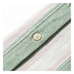 Smallable Kid - Vestido camisero de rayas Leya | Verde Menta