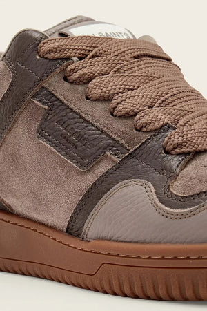 AllSaints Regan Plus Zapatilla Deportiva de Cuero de Perfil Bajo para Hombre