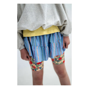 Repose AMS - Pantalón corto de ciclista con estampado floral de fibra reciclada | Amarillo pálido