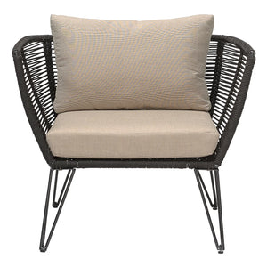Bloomingville - Mundo Lounge al aire libre | Negro