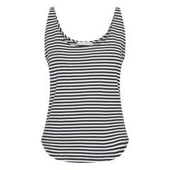 By Bar - Camiseta de tirantes de algodón a rayas | Azul marino