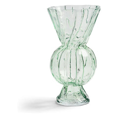&Klevering - Florero de cristal Rombik | Verde