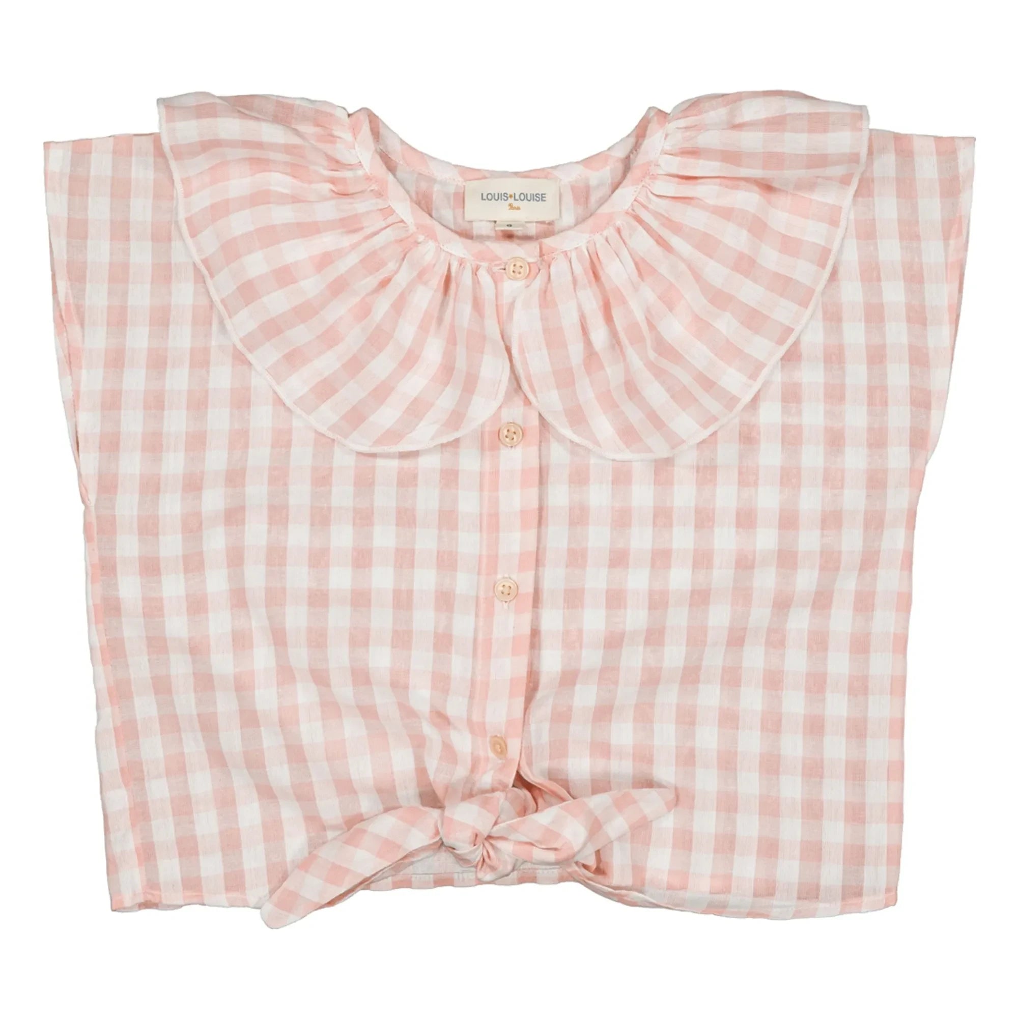 Louis Louise - Blusa Vichy April | Rosa pálido