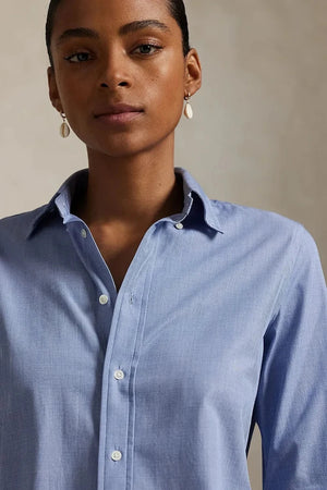 Camisa de algodón con elastano Polo Ralph Lauren para mujer
