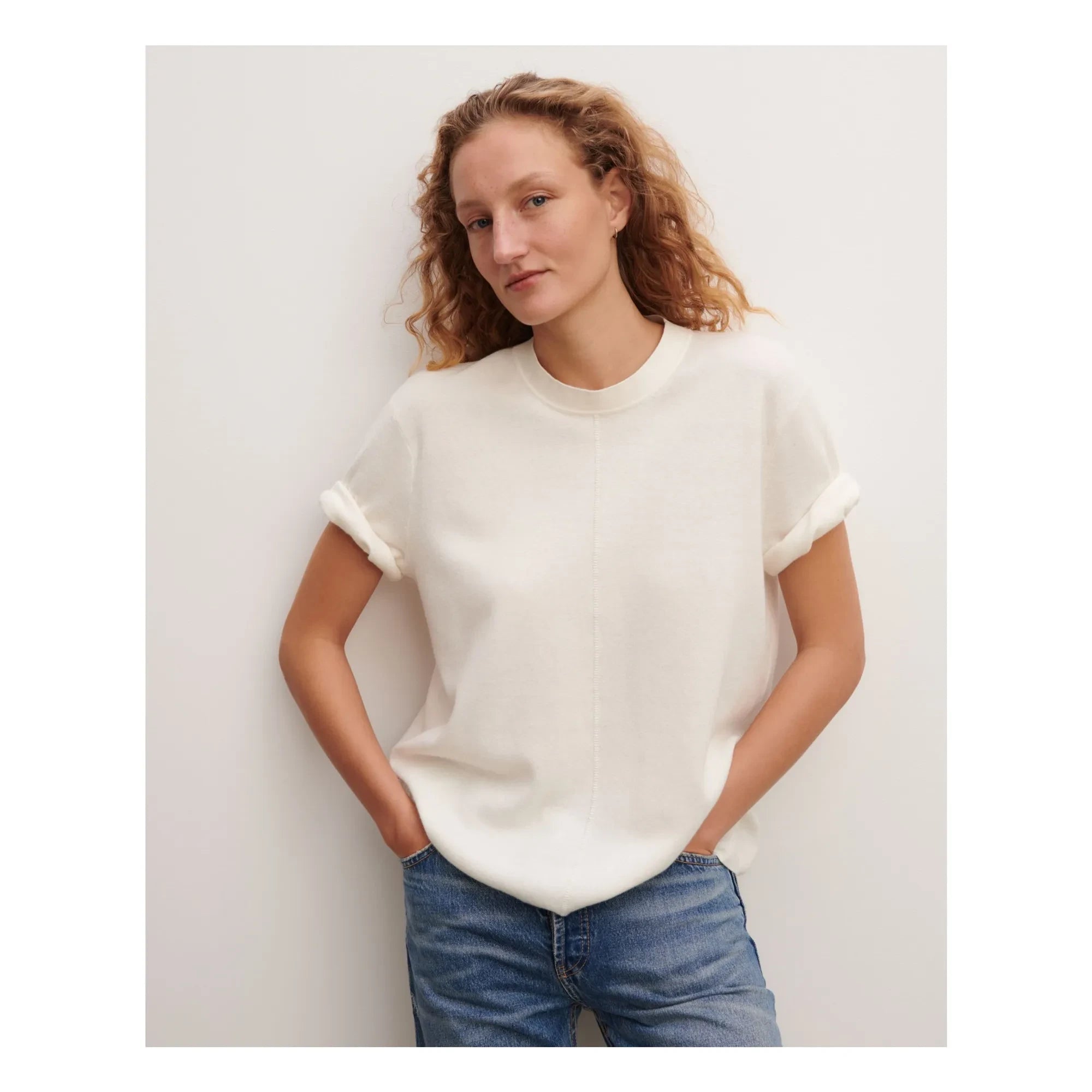 Bompard - Camiseta de algodón y cachemira slim-fit | Natural