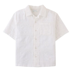 Gingersnaps - Camisa Timothy bordada | Blanco