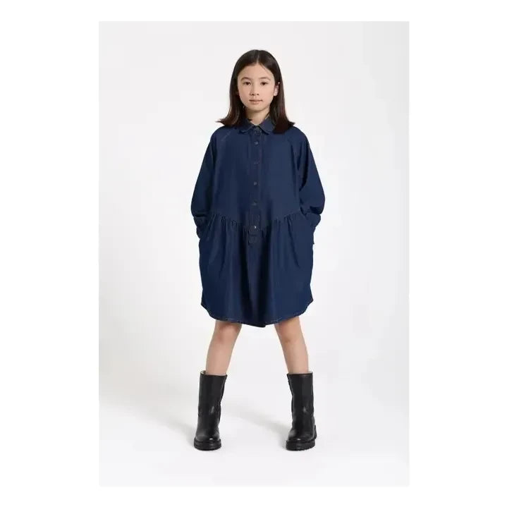 Finger in the nose - Vestido camisero vaquero | Vaquero sin lavar