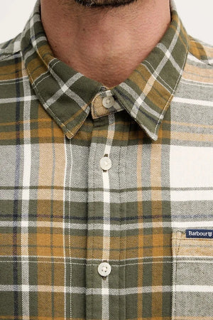 Camisa de algodón Barbour Malham