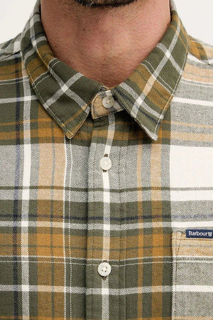 Camisa de algodón Barbour Malham