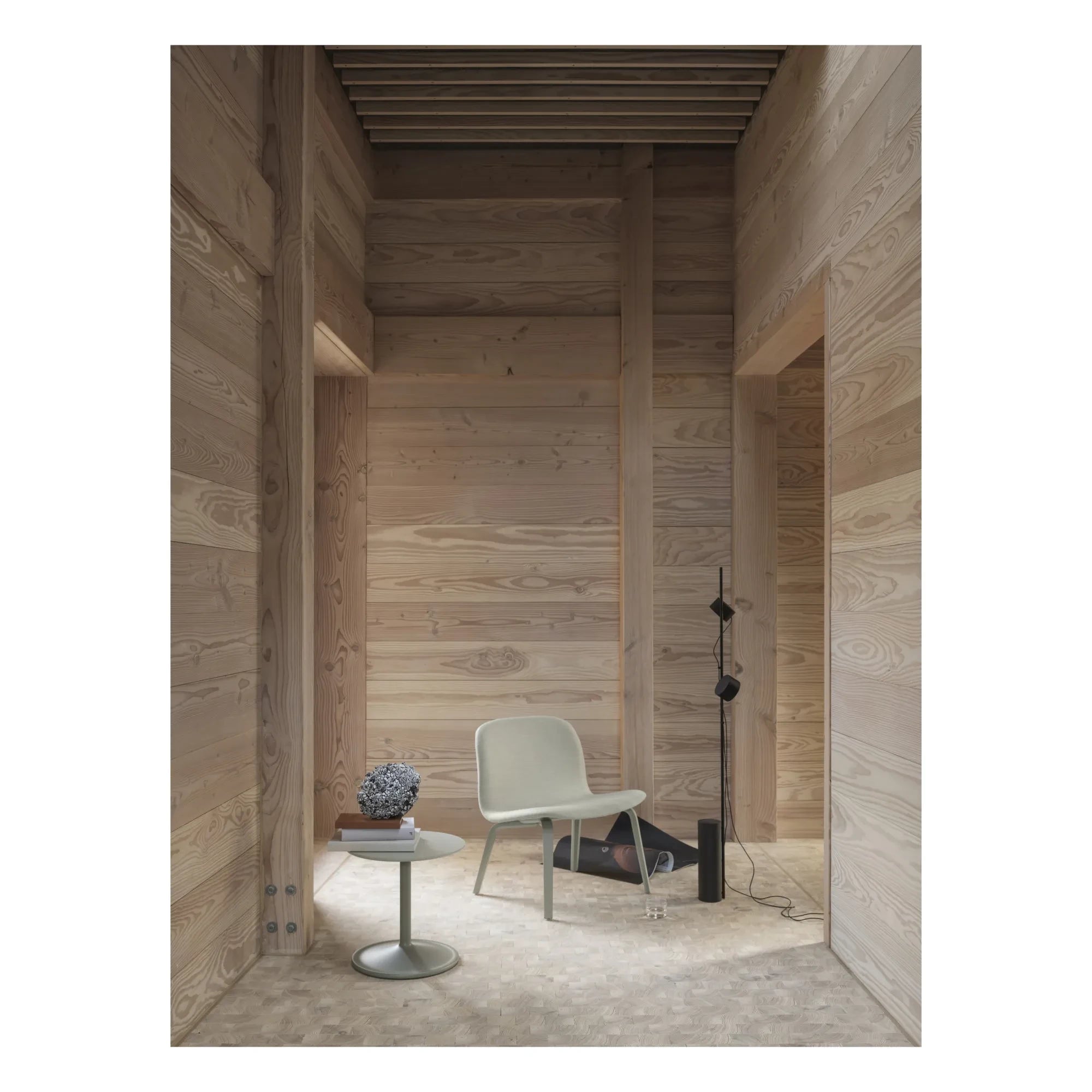 Muuto - Mesita auxiliar Soft | Verde arcilla