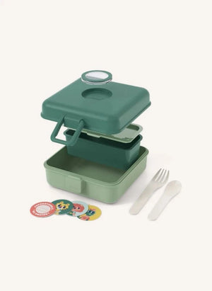 Monbento - Caja de Sándwich Snacky | Salvia