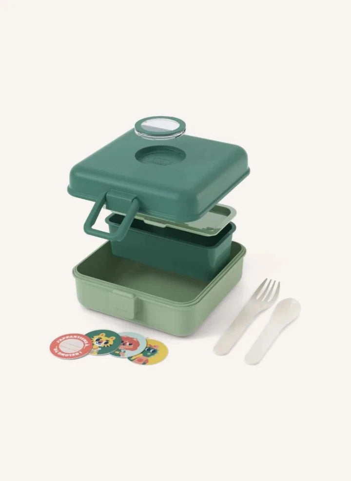 Monbento - Caja de Sándwich Snacky | Salvia